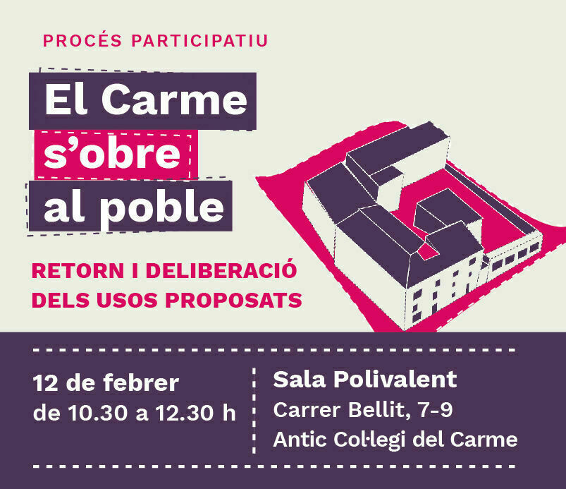 Imatge pels mitjans: El Carme s&#39;obre al poble